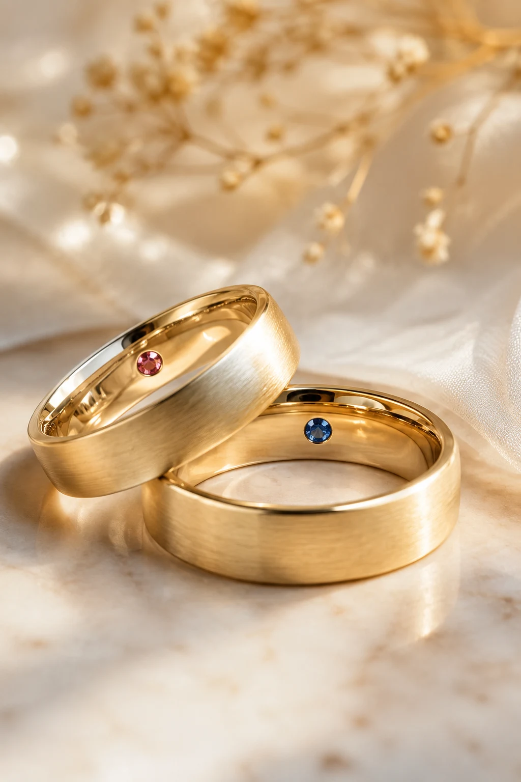 Hidden Birthstone Bands for a Personal Secret — unique wedding rings style outfit