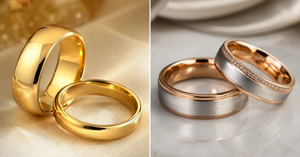 Wedding rings couple: 12 Stunning Looks for 2026 wedding rings couple