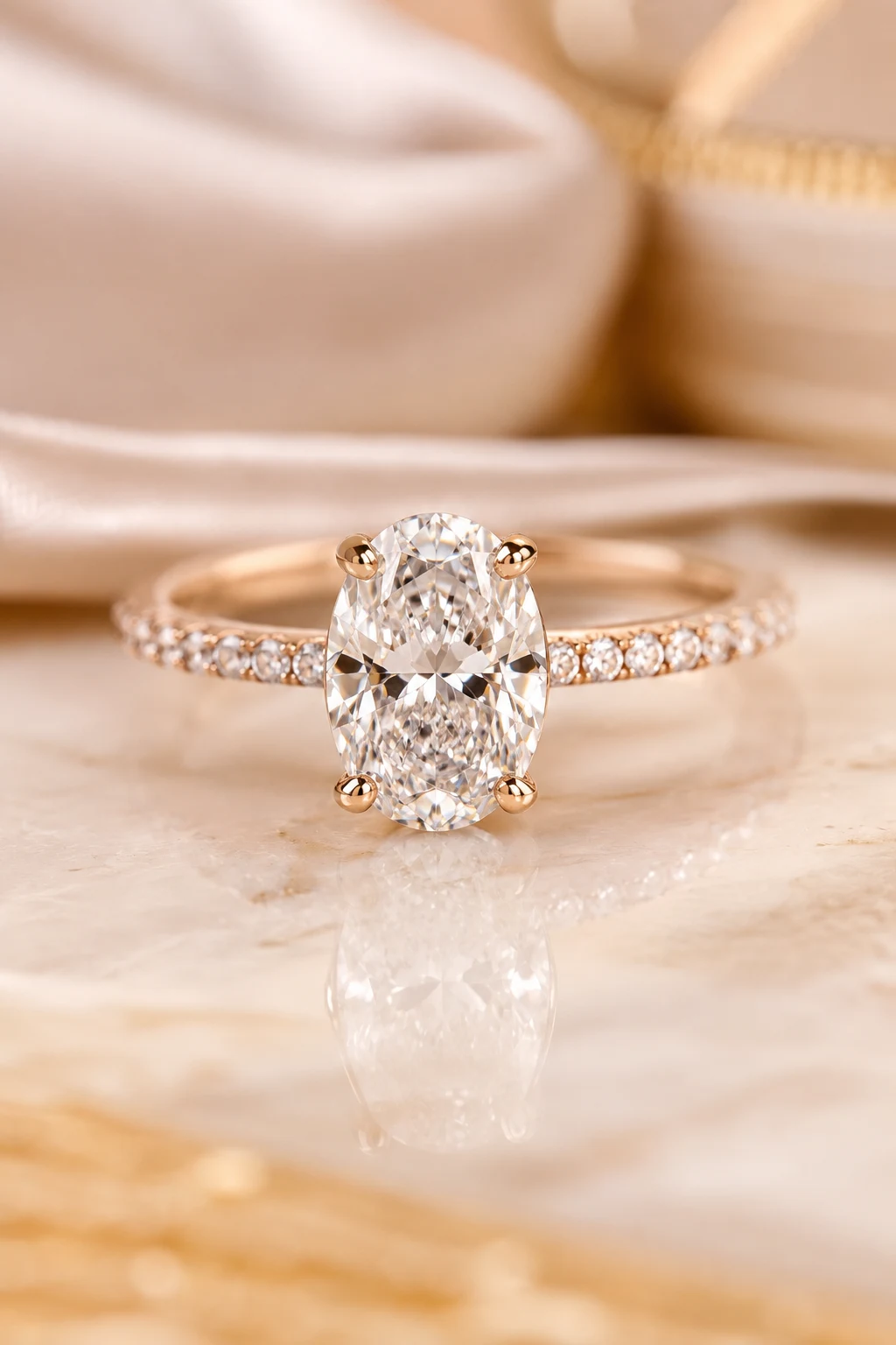 Oval Diamond Wedding Rings Engagement That Elongate the Finger — wedding rings engagement style outfit