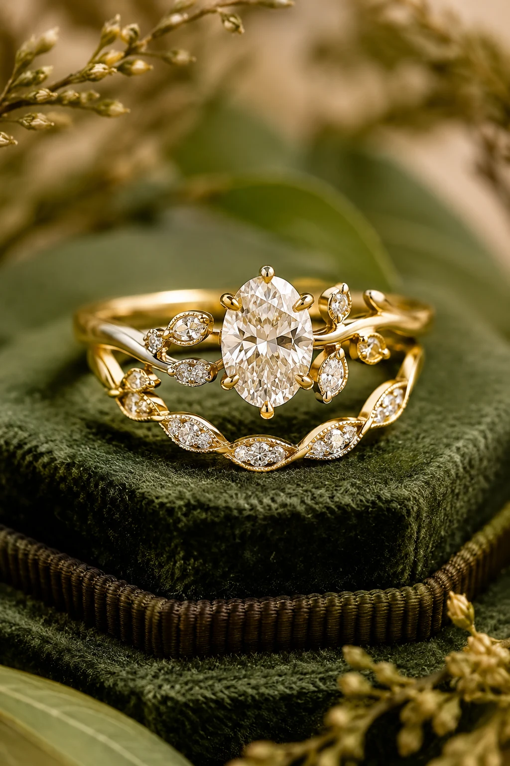 Nature-Inspired Wedding Rings Engagement Full of Organic Beauty — wedding rings engagement style outfit