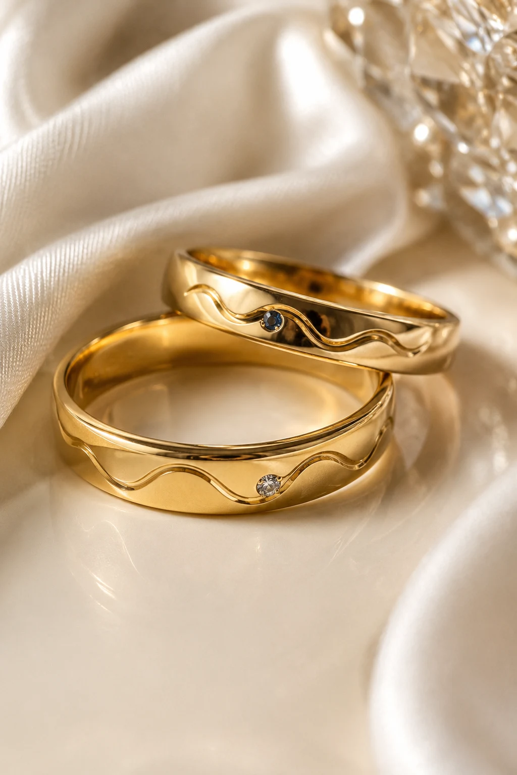 Personalized Wedding Rings Gold with Meaning — wedding rings gold style outfit