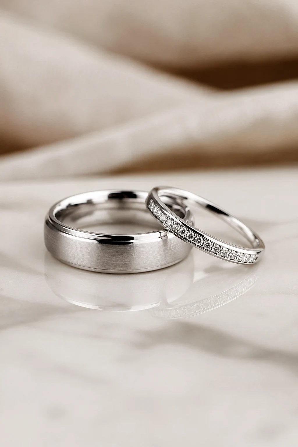 Minimalist Wedding Rings Sets His and Hers for Everyday Style — wedding rings sets his and hers style outfit