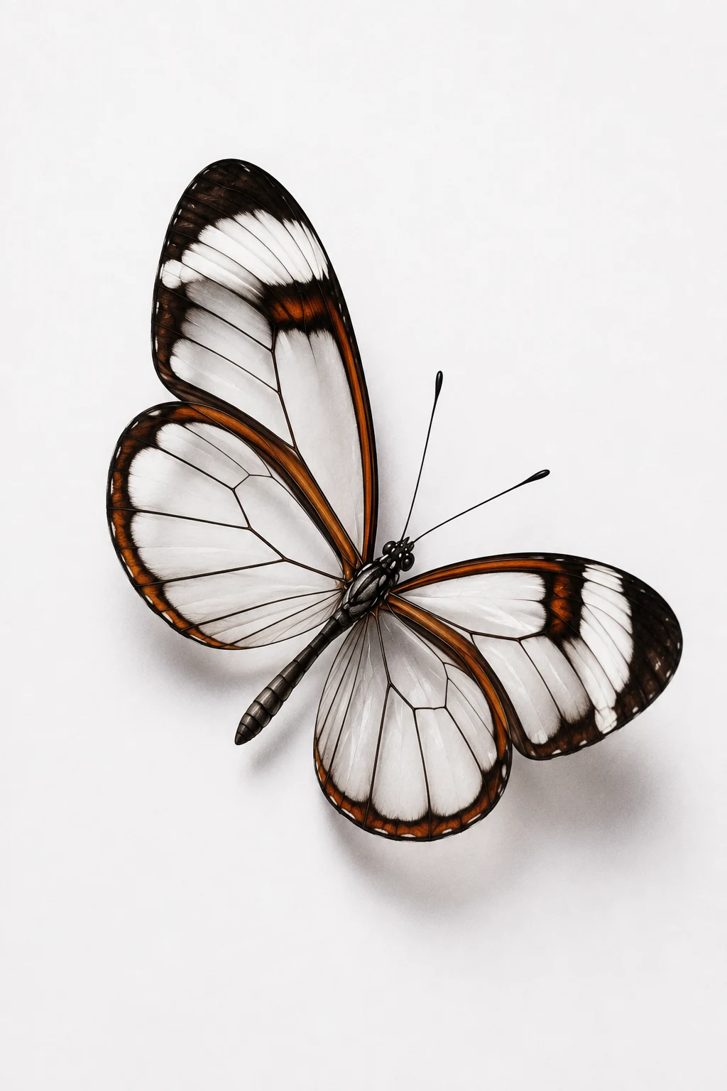 Glasswing Butterfly Fantasy — 3d butterfly tattoo style outfit