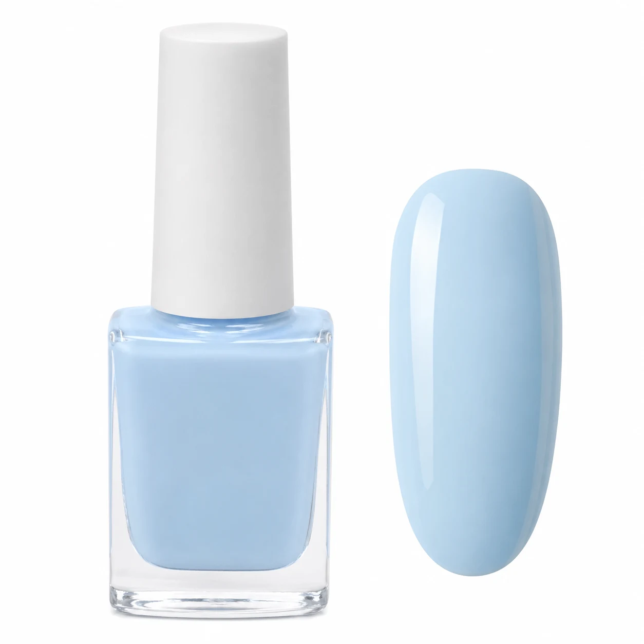 GAOY Milky Jelly Gel Nail Polish Light Blue