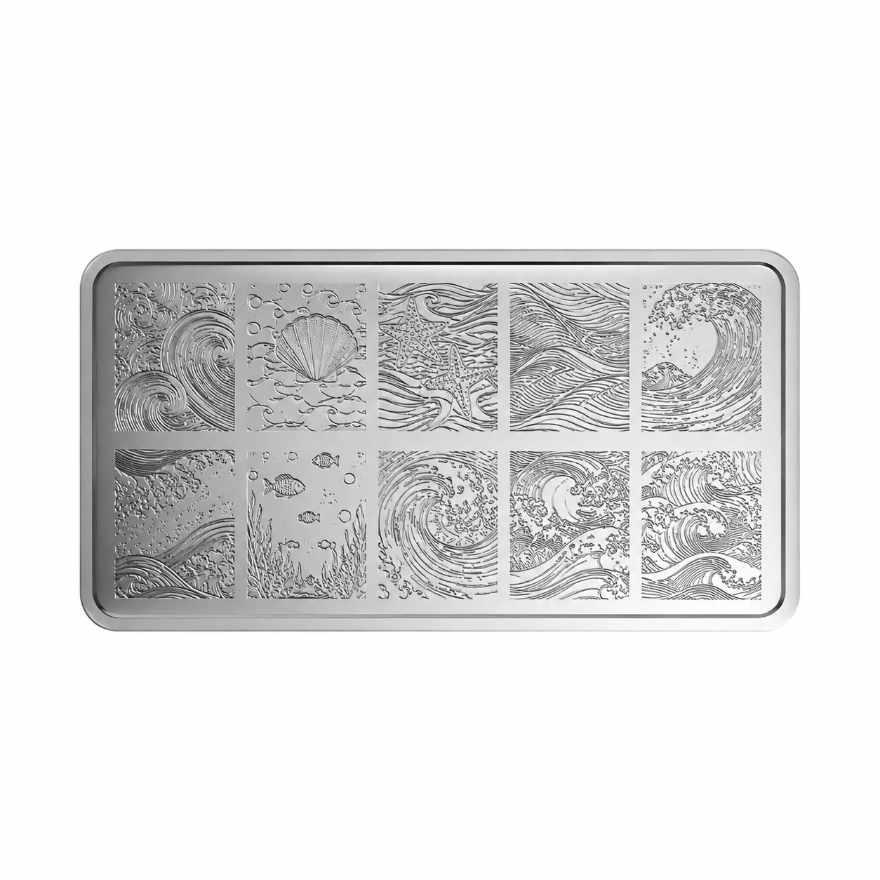 BeautyBigBang Ocean Wave Nail Stamping Plate