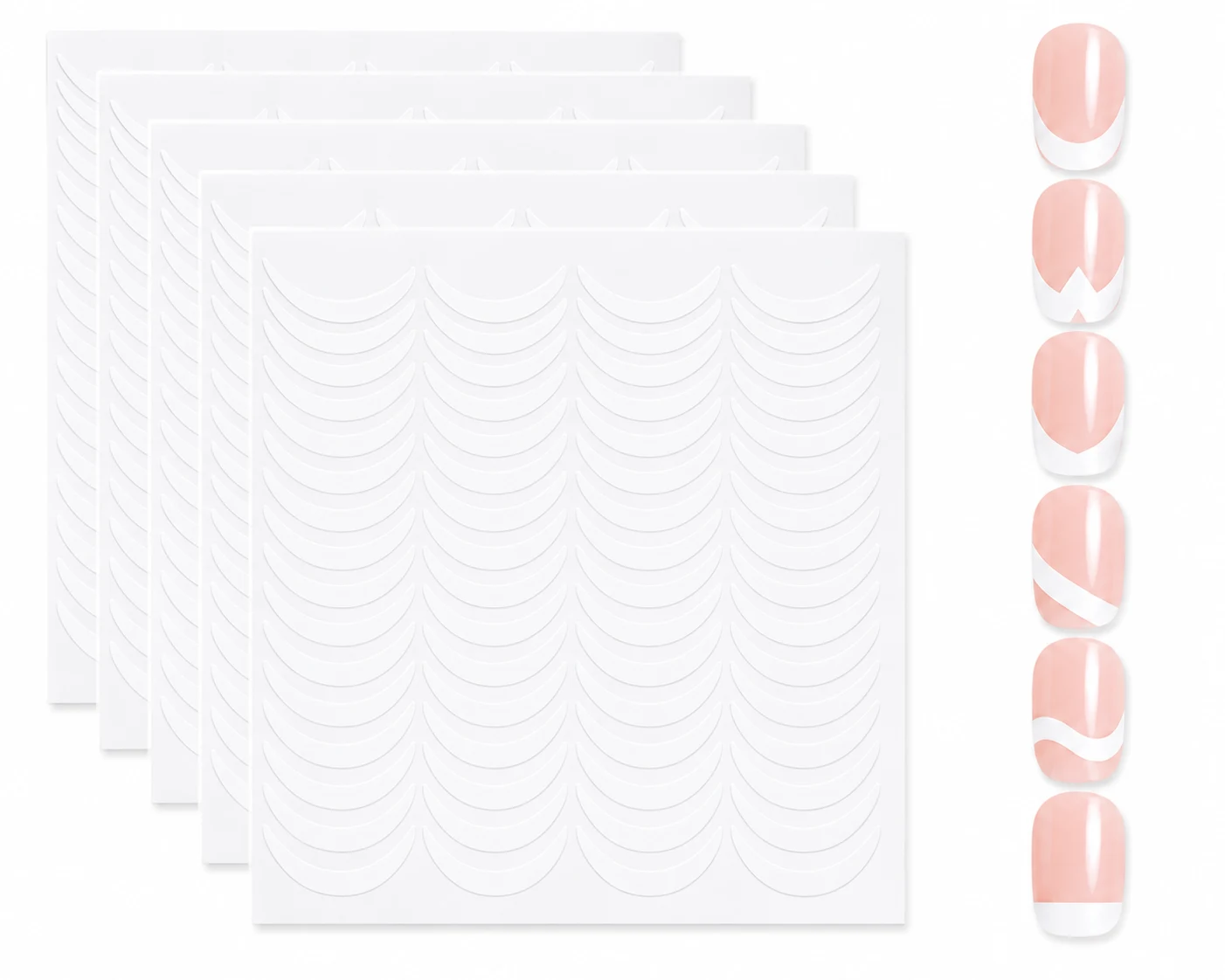Makartt French Tip Nail Guide Stickers