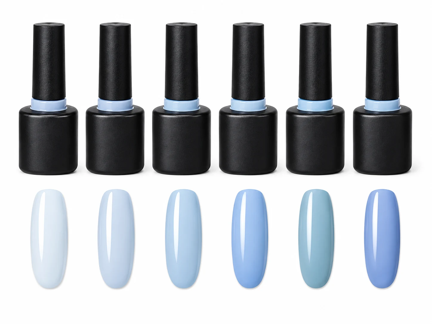 Beetles Pastel Blue Gel Nail Polish Set