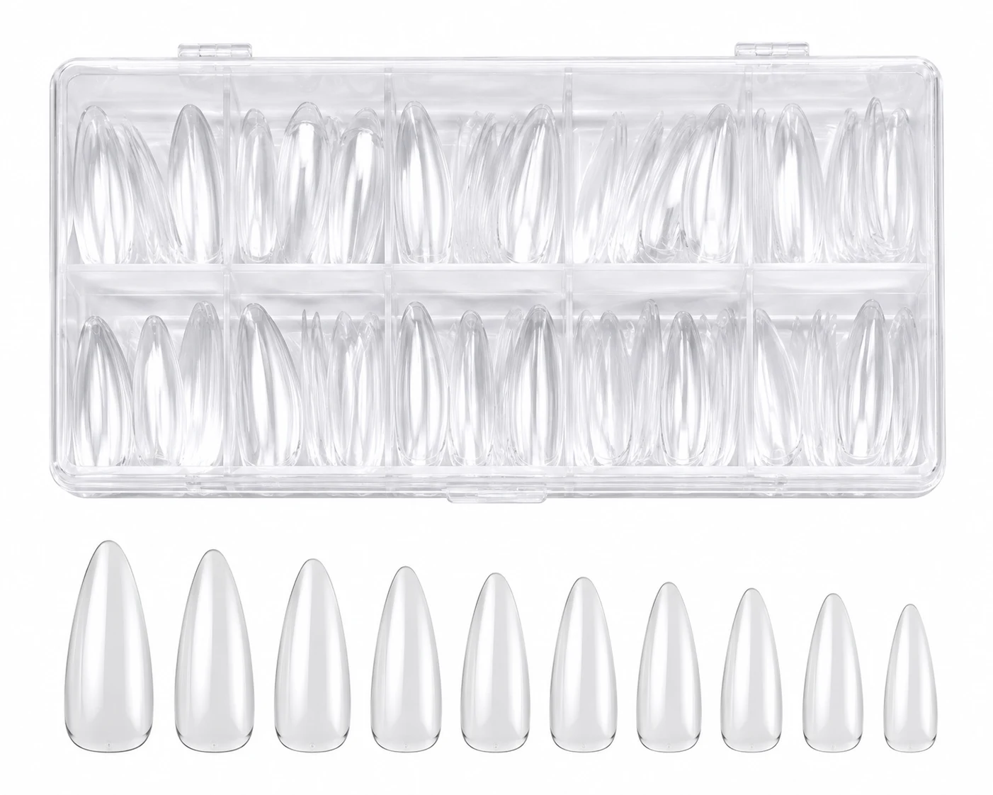 BTArtbox Almond Soft Gel Nail Tips