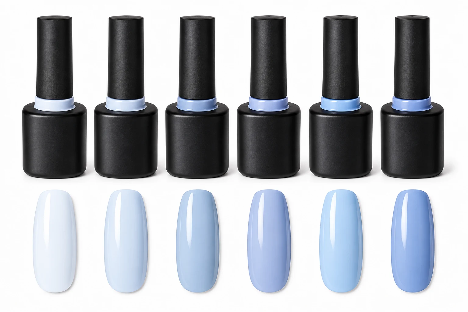 Beetles Pastel Blue Gel Nail Polish Set