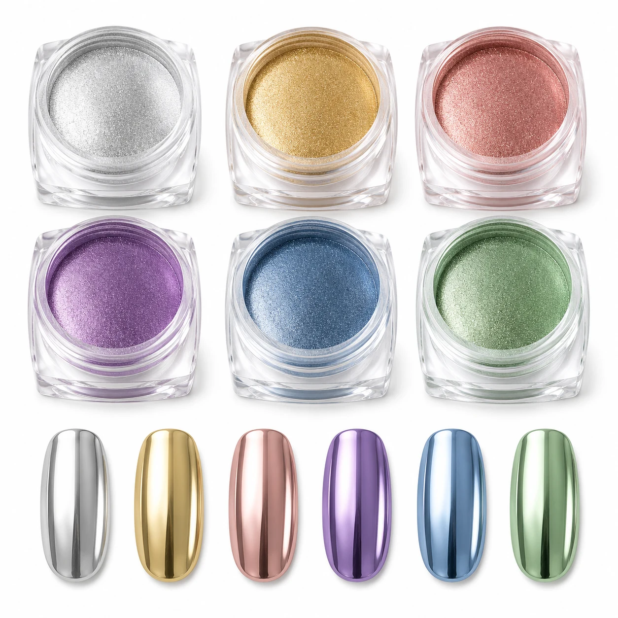 Beetles Mirror Chrome Nail Powder Set