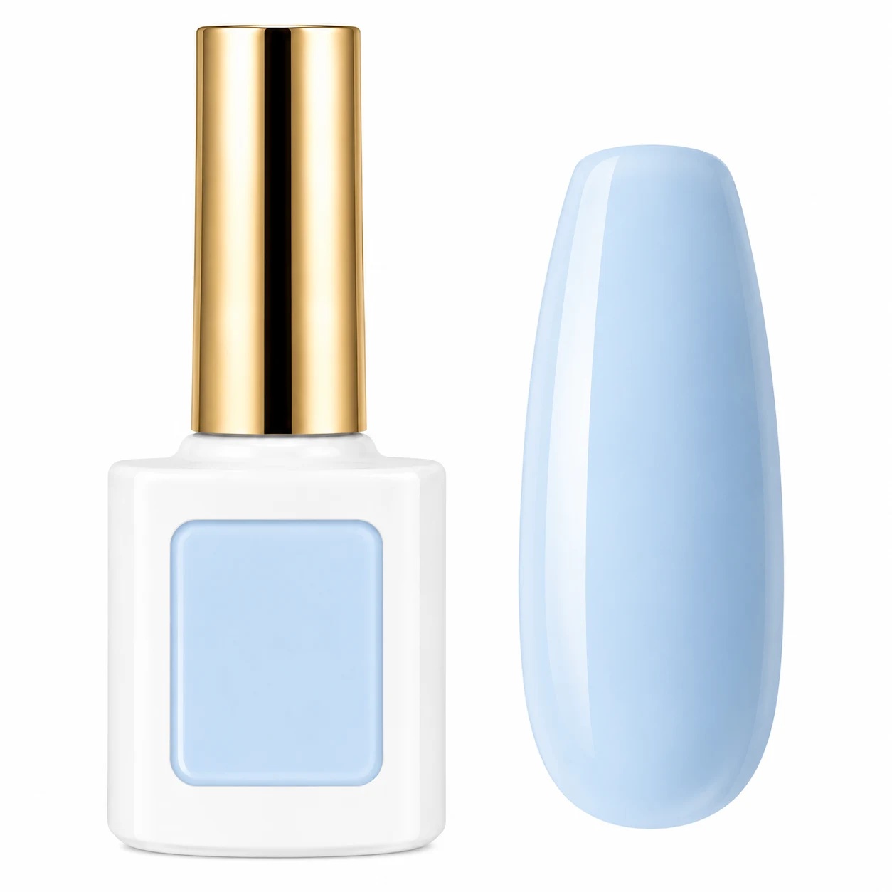 GAOY Baby Blue Gel Nail Polish