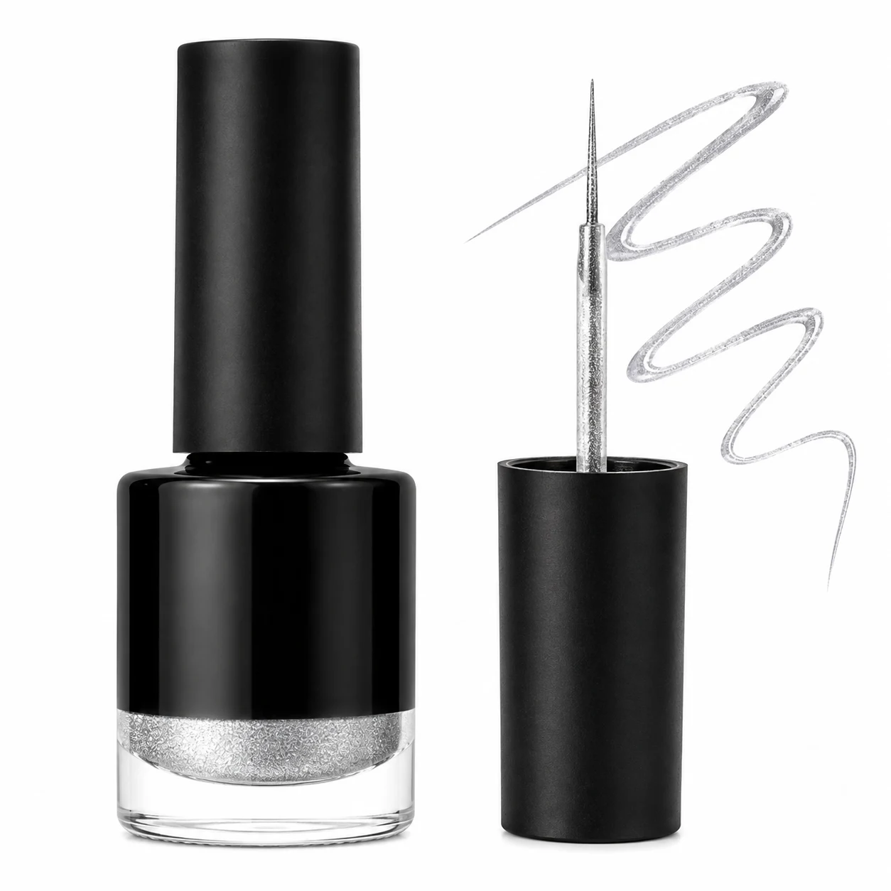 Born Pretty Silver Liner Gel Nail Art