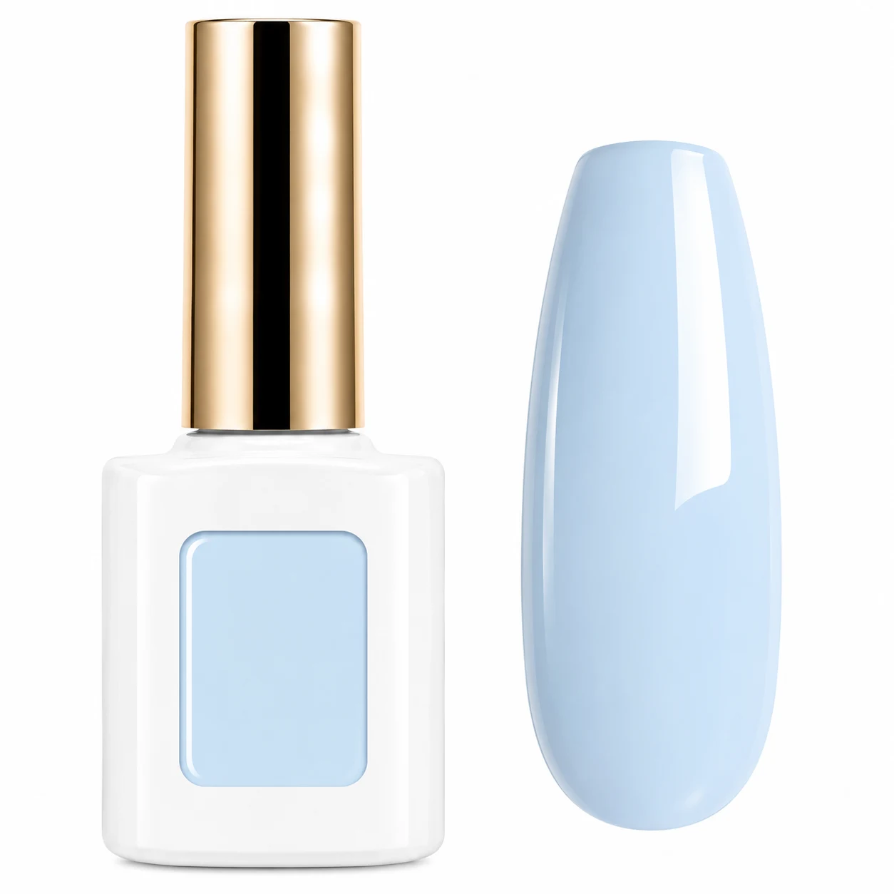 GAOY Baby Blue Gel Nail Polish