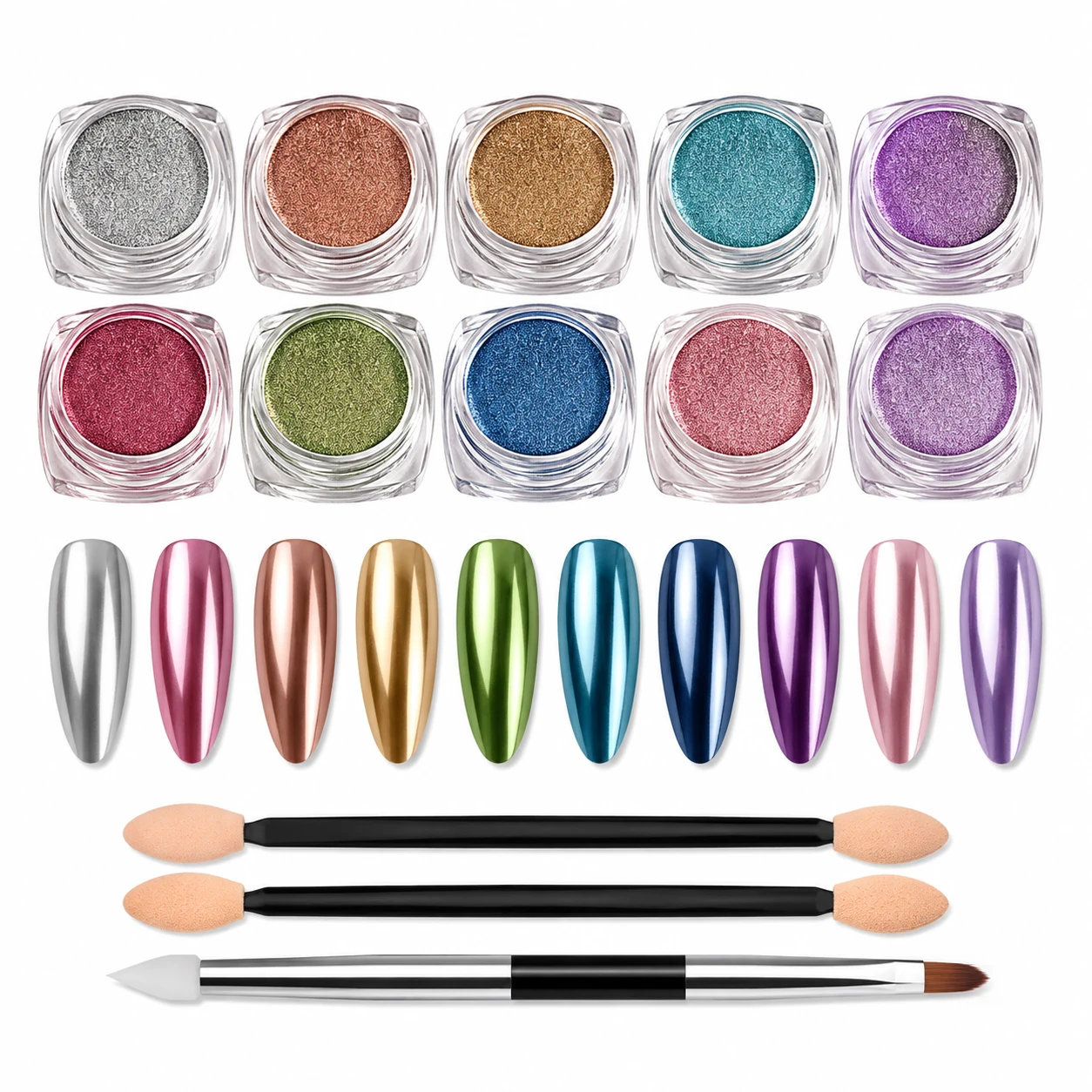 Saviland Chrome Nail Powder Kit