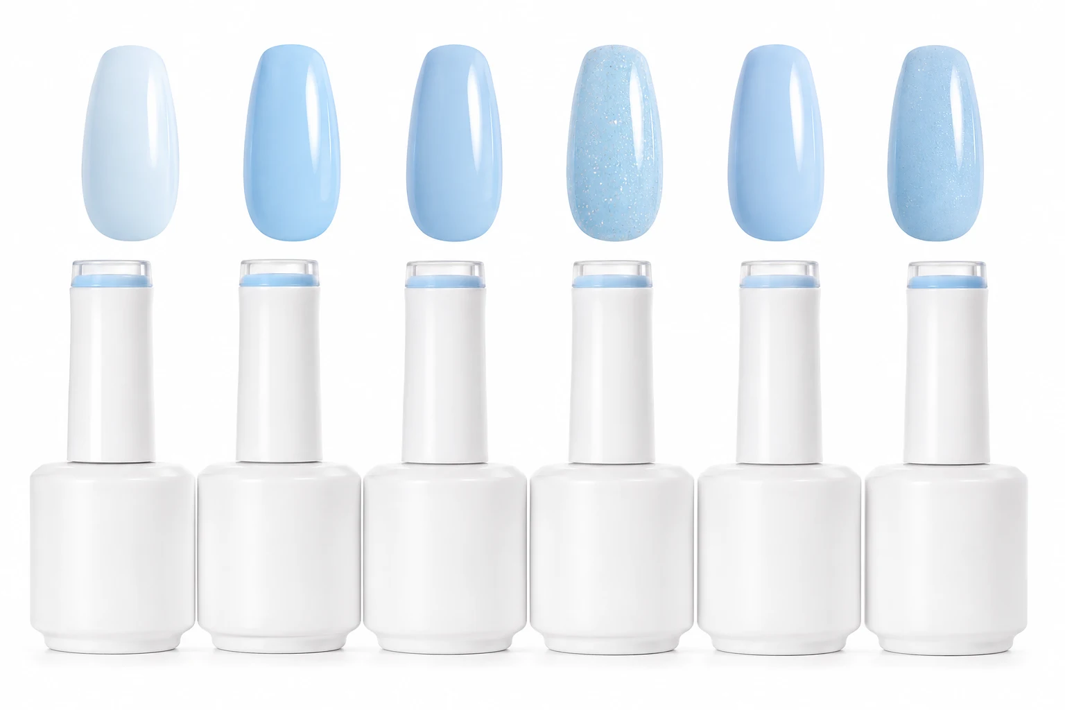 Beetles Baby Blue Gel Nail Polish Set