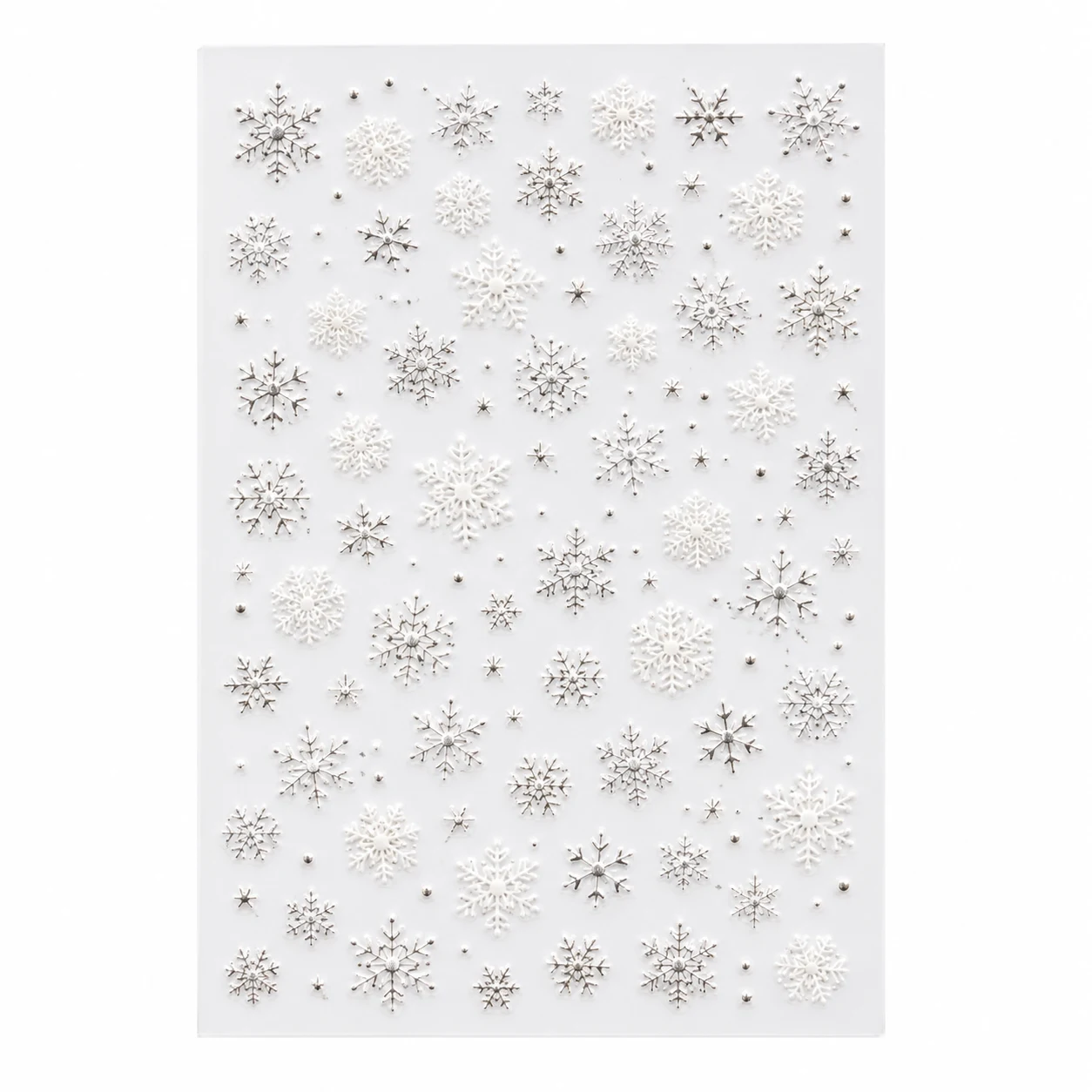 Christmas Snowflake Nail Art Stickers Decals