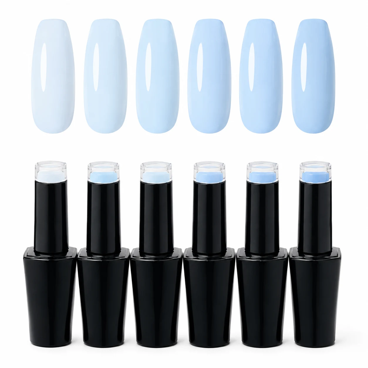 Beetles Baby Blue Gel Nail Polish Set