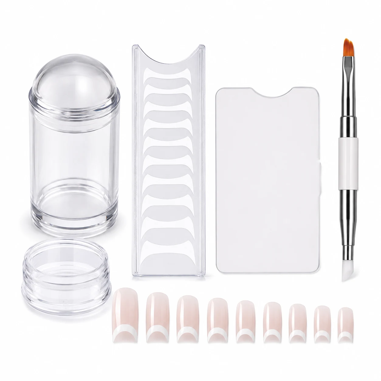 Saviland French Tip Nail Stamper Kit