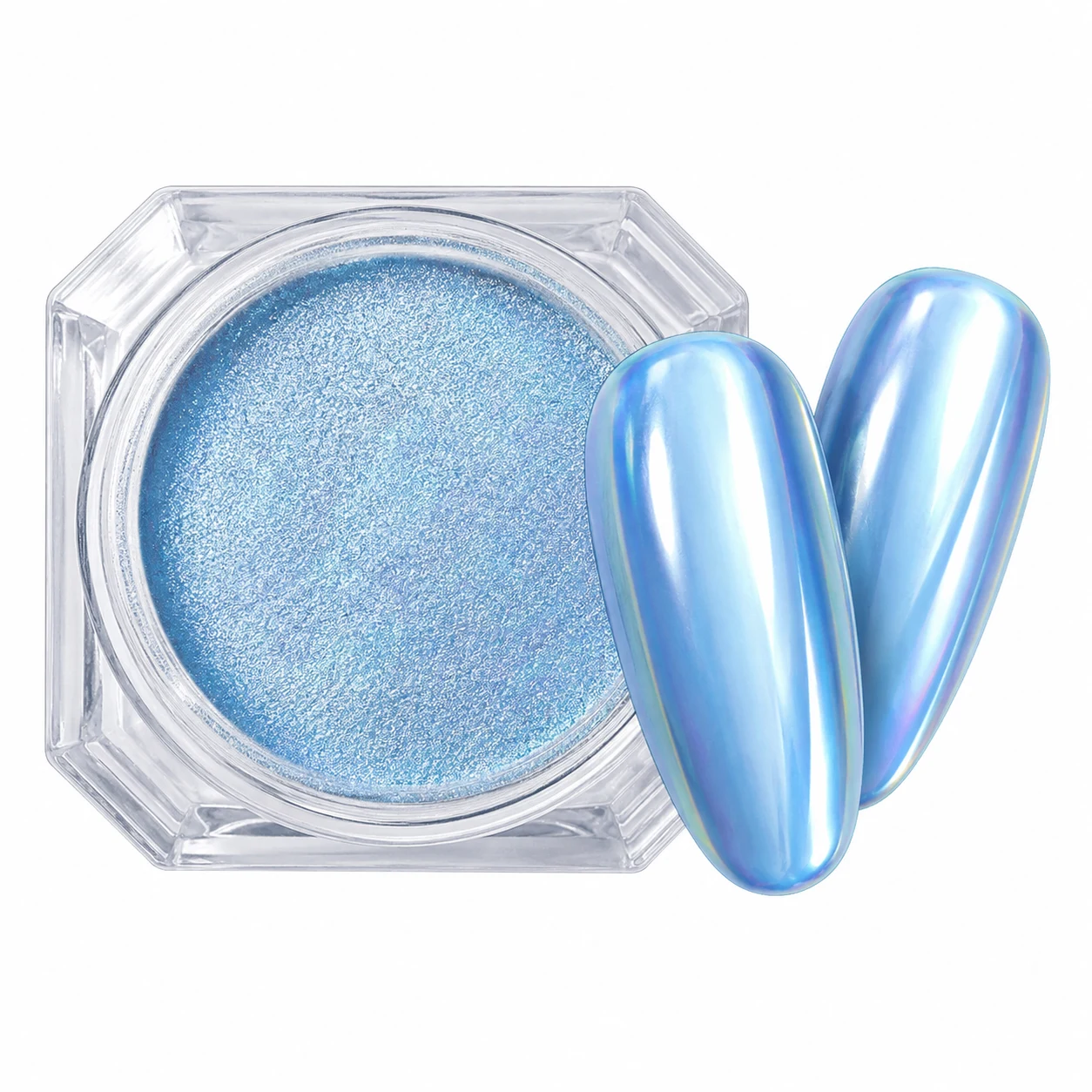 Born Pretty Aurora Blue Chrome Nail Powder