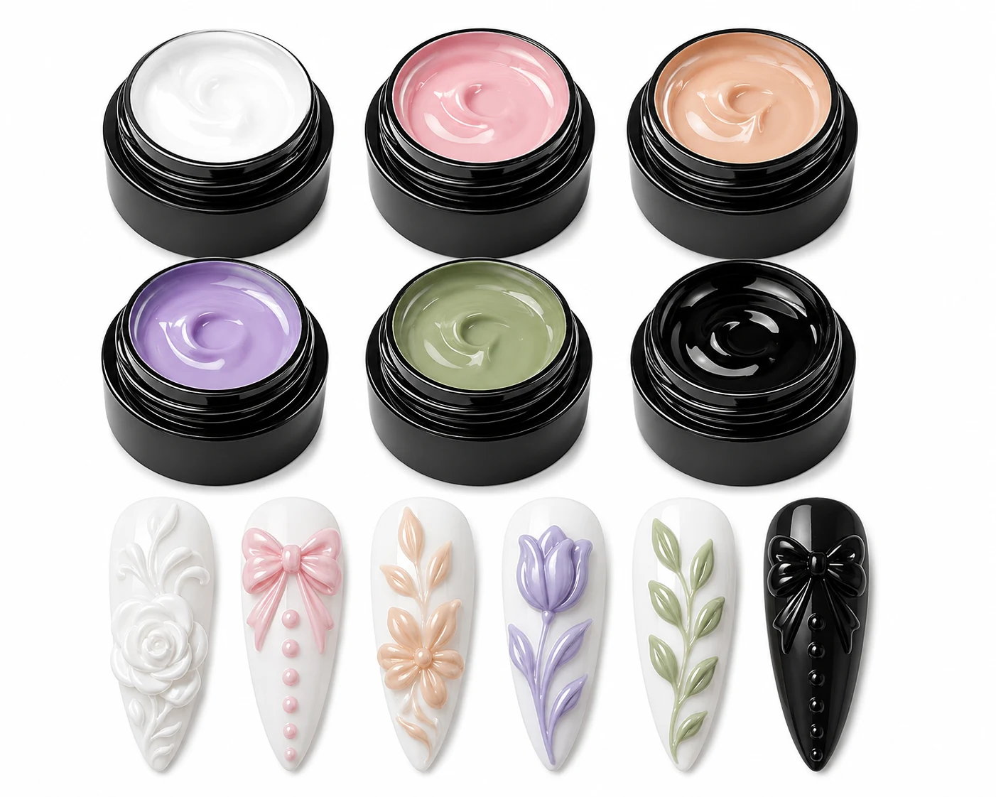 Makartt 3D Nail Art Painting Gel Set