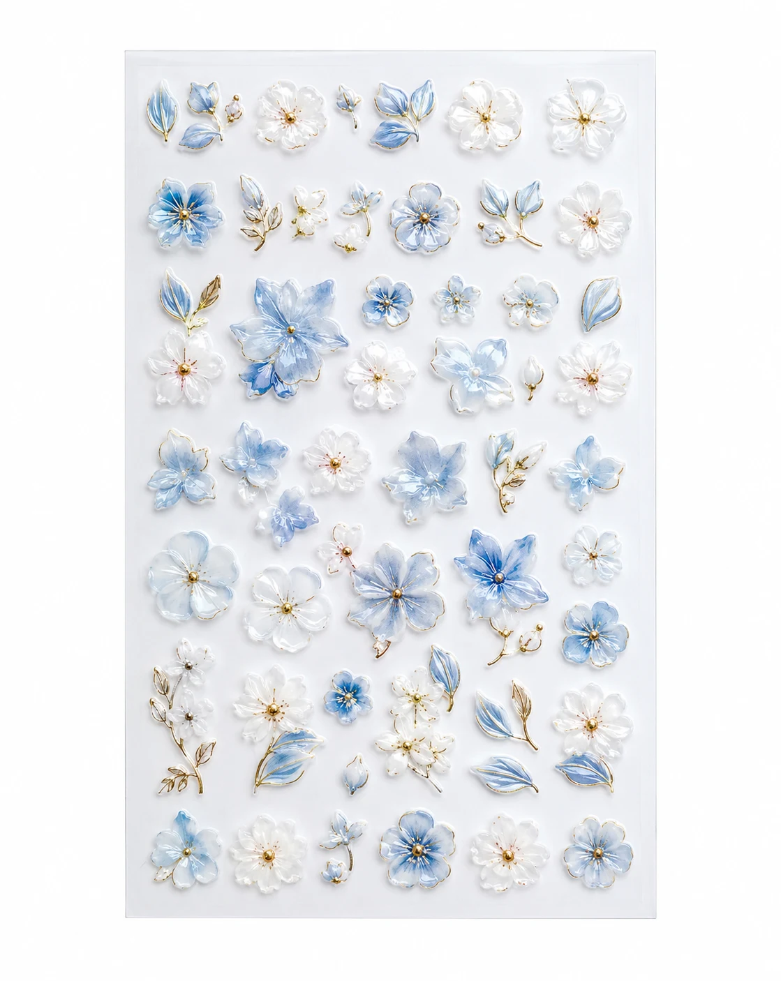 Saviland 3D Flower Nail Art Stickers