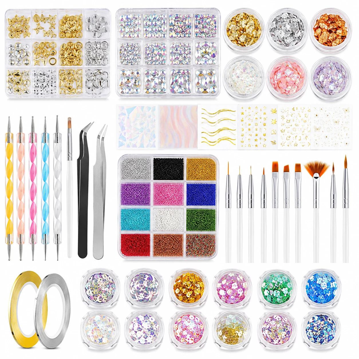 Beetles Nail Art Accessories Kit