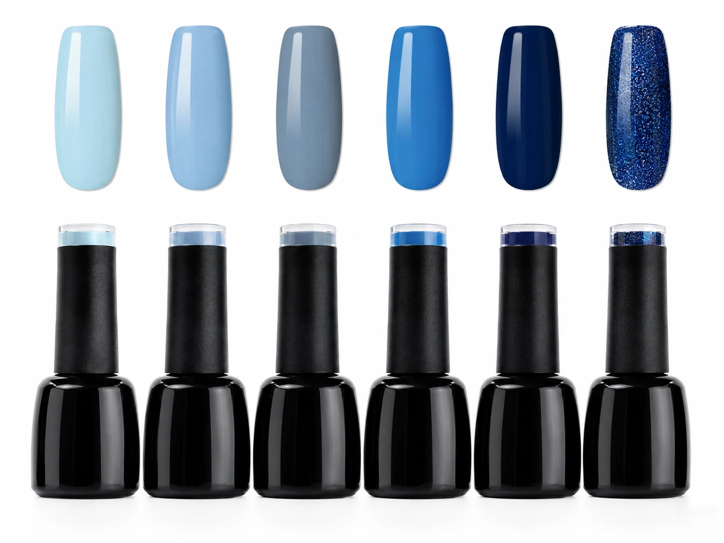 Beetles Blue Gel Nail Polish Collection