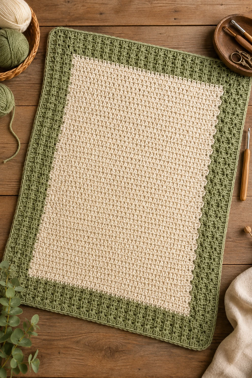 Simple Border-First Heirloom Blanket — baby crochet ideas blankets style outfit