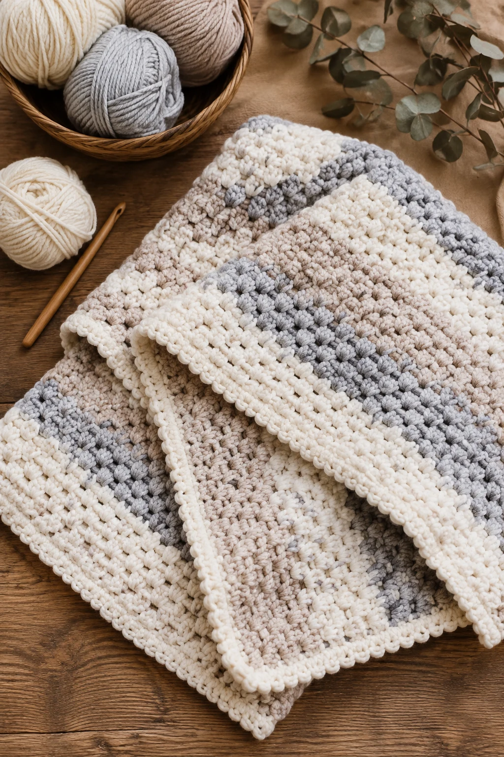 Chunky Stroller Blanket — baby crochet ideas blankets style outfit