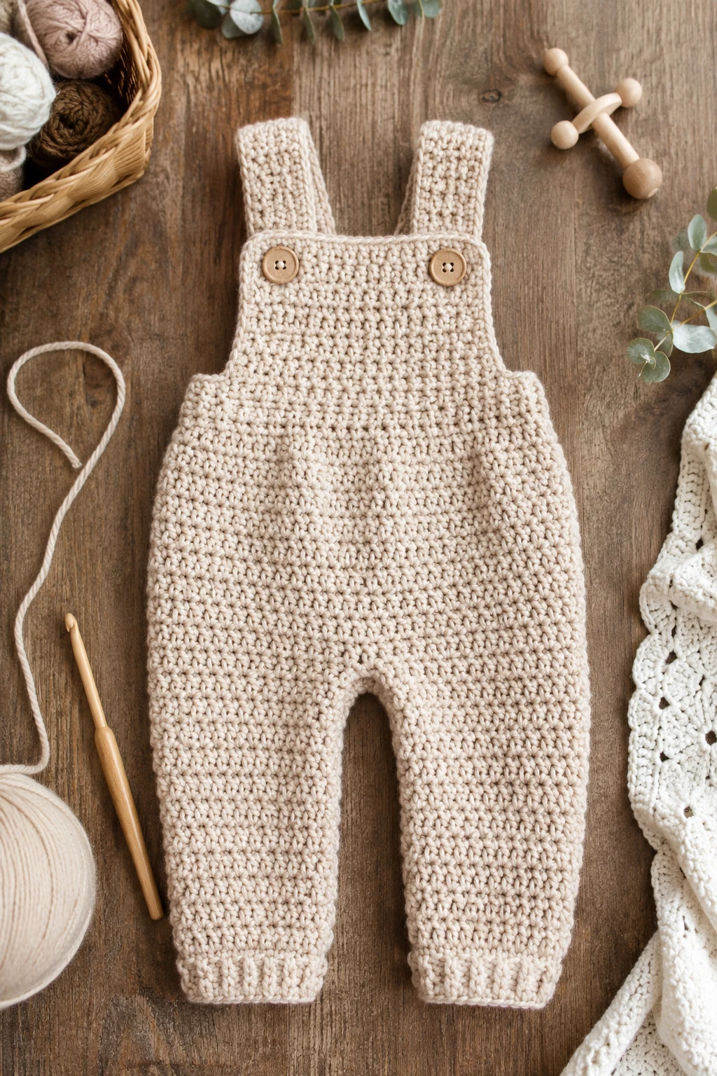Crochet Baby Overalls — baby crochet ideas clothes style outfit