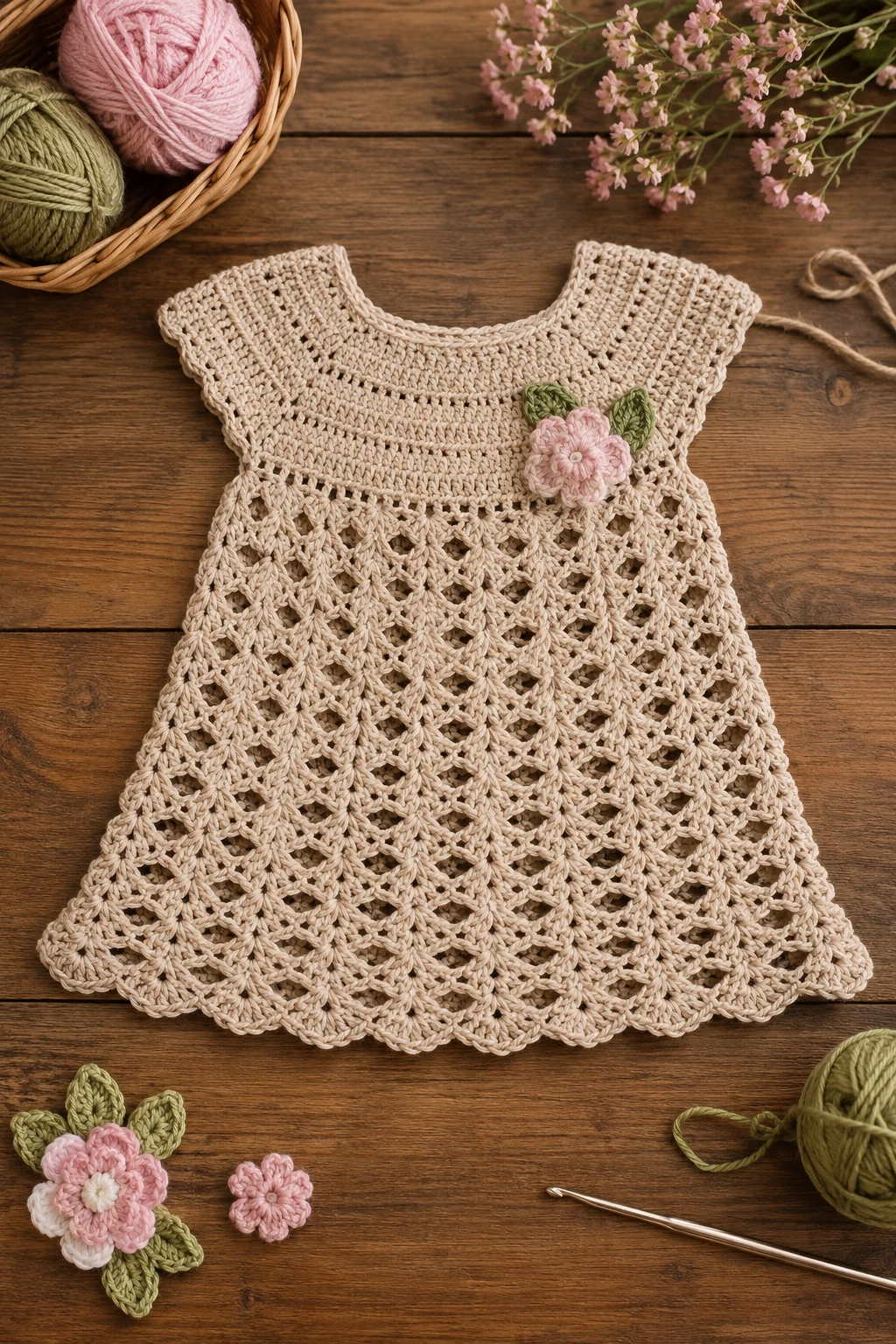 Crochet Baby Tunic — baby crochet ideas clothes style outfit