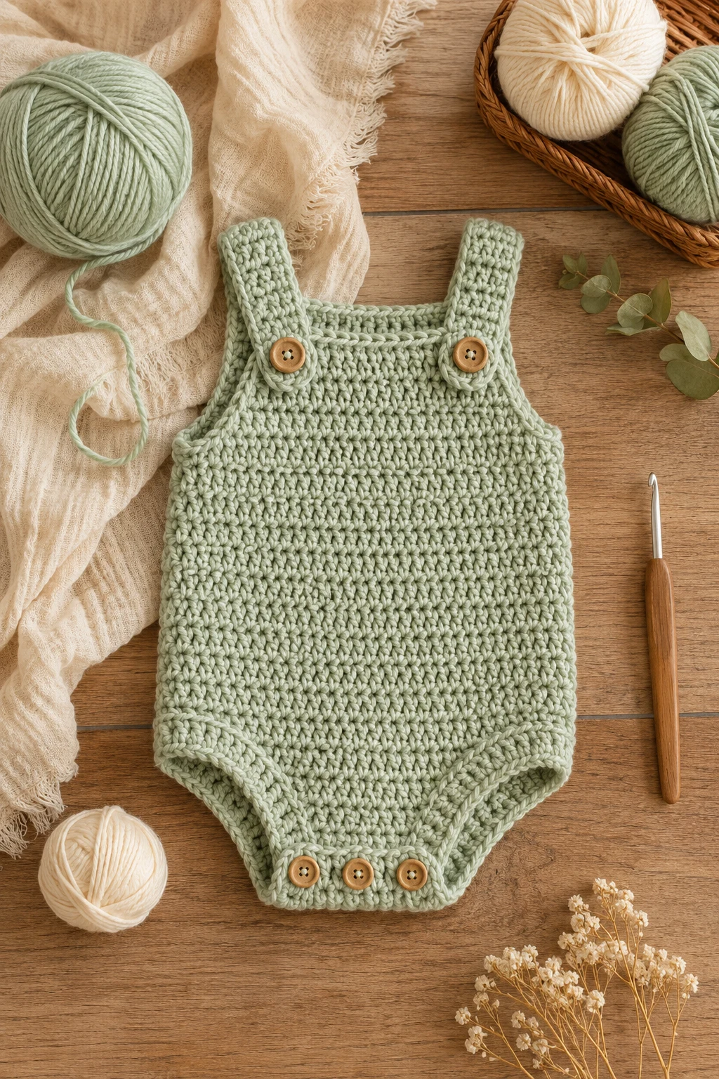 Crochet Baby Romper — baby crochet ideas clothes style outfit