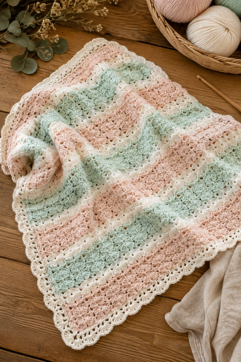 Soft Baby Blanket — baby crochet ideas projects style outfit