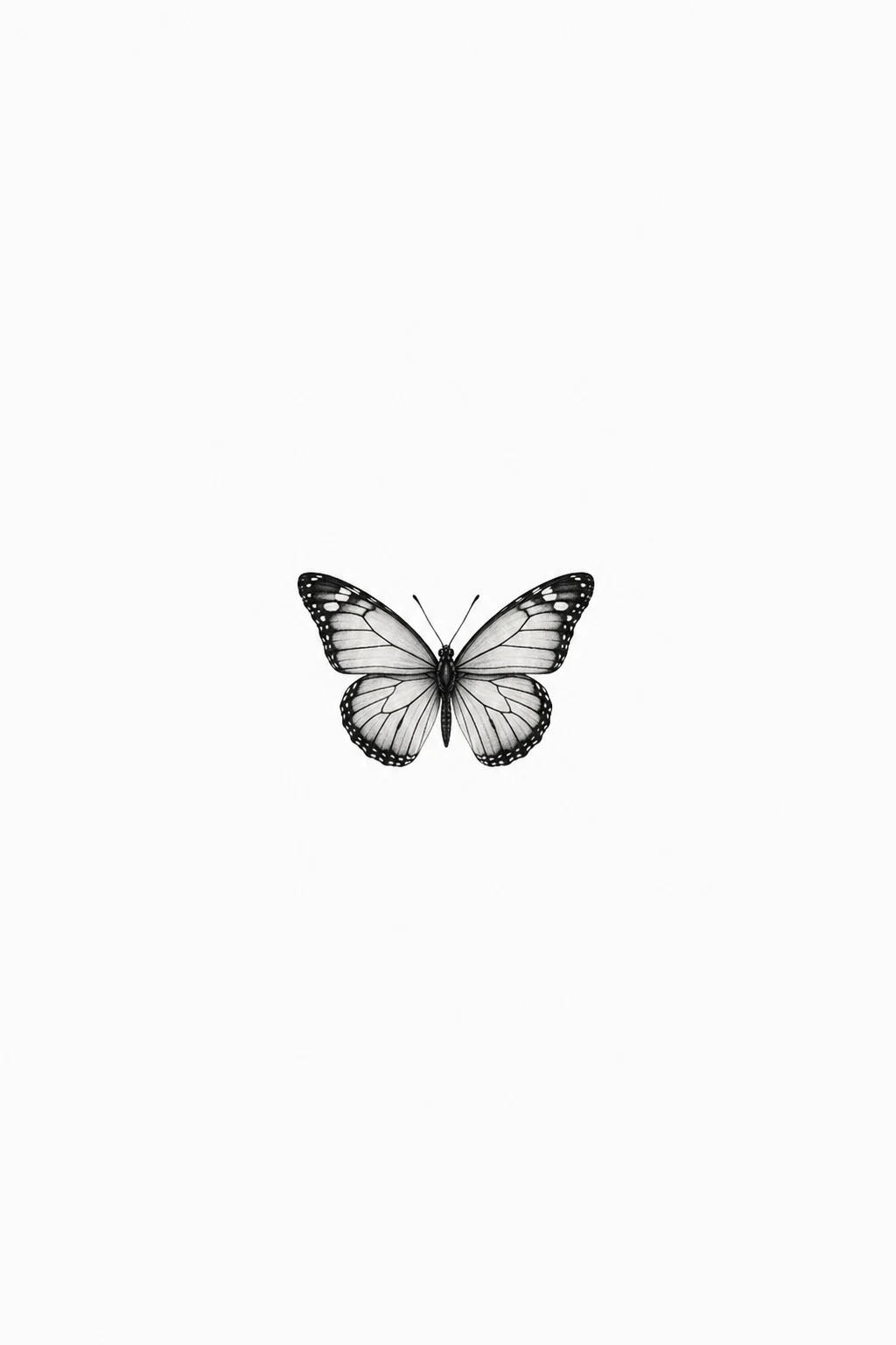 Tiny Shoulder-Blade Butterfly — back butterfly tattoo style outfit