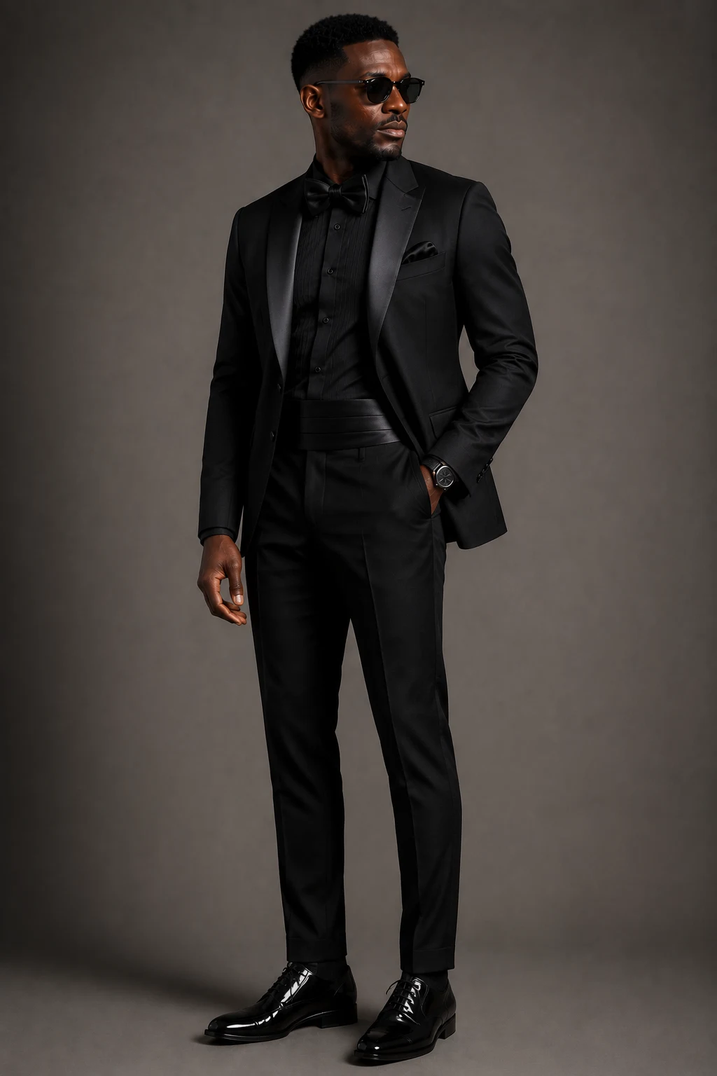 The Black Tuxedo, Modernized — Black Men Classy Outfits style outfit, worn by a stylish man