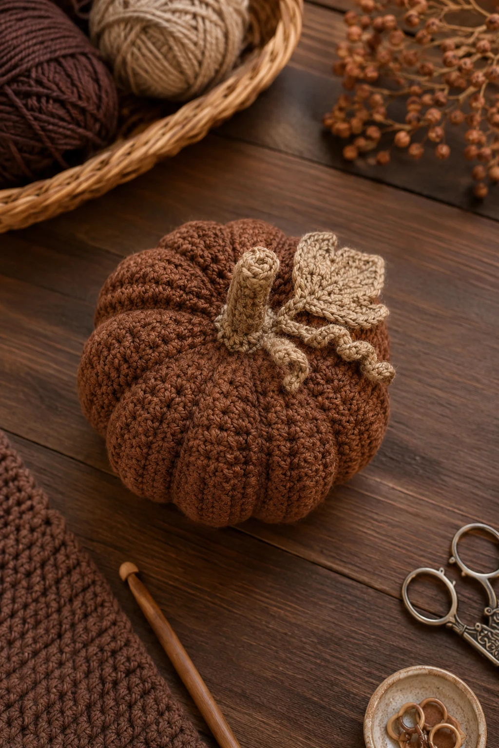 Brown Crochet Ideas for a Fall Pumpkin — brown crochet ideas style outfit