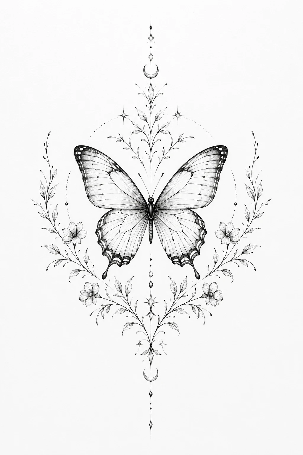 Fine-Line Butterfly Back Tattoo That Feels Like Art — butterfly back tattoo style outfit