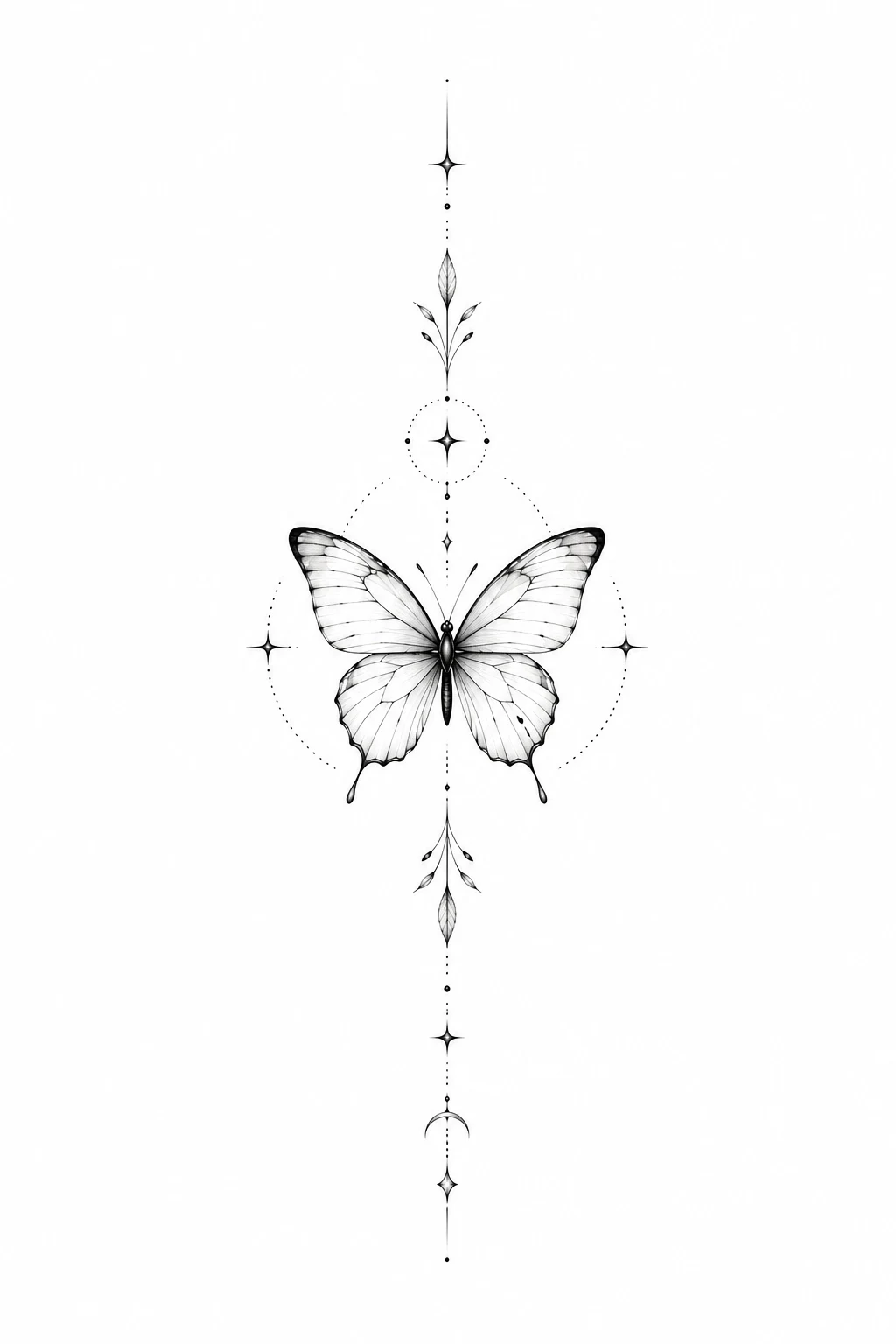 Minimalist Butterfly Back Tattoo for Everyday Elegance — butterfly back tattoo style outfit