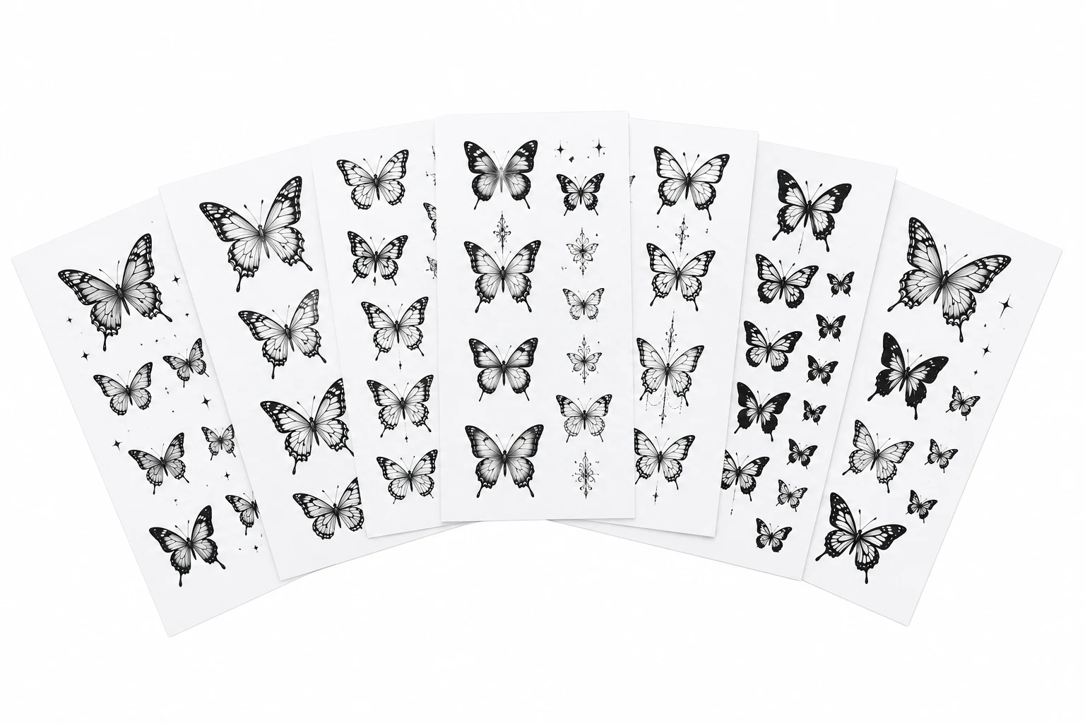 Butterfly Temporary Tattoo Stickers Assorted Designs