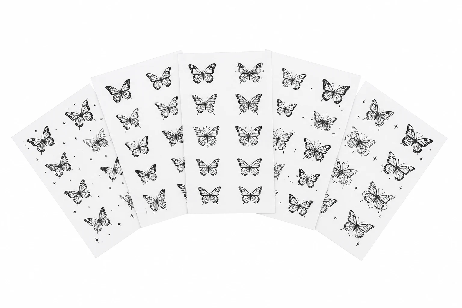 Tazimi Small Butterfly Temporary Tattoos