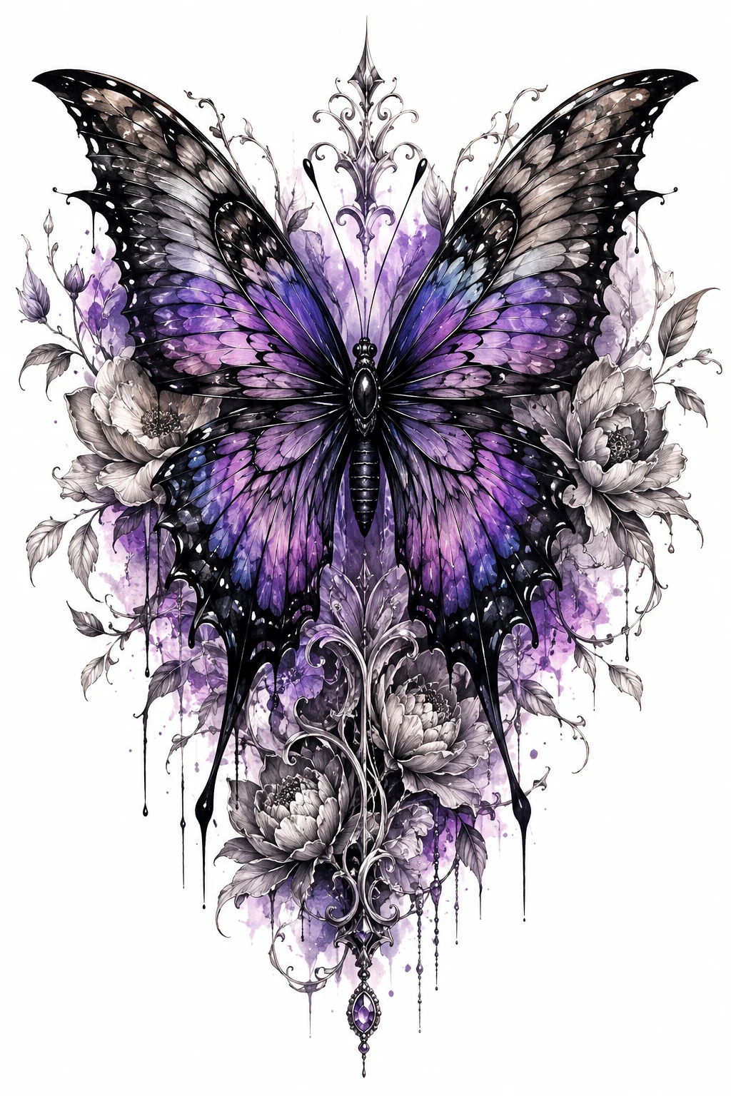 Large Butterfly Cover Up Tattoos on Back — butterfly cover up tattoo style outfit