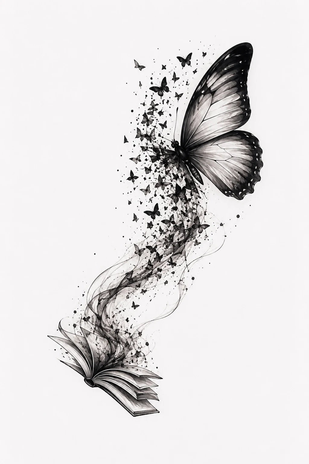 Butterfly Emerging From a Quote — butterfly effect tattoo style outfit