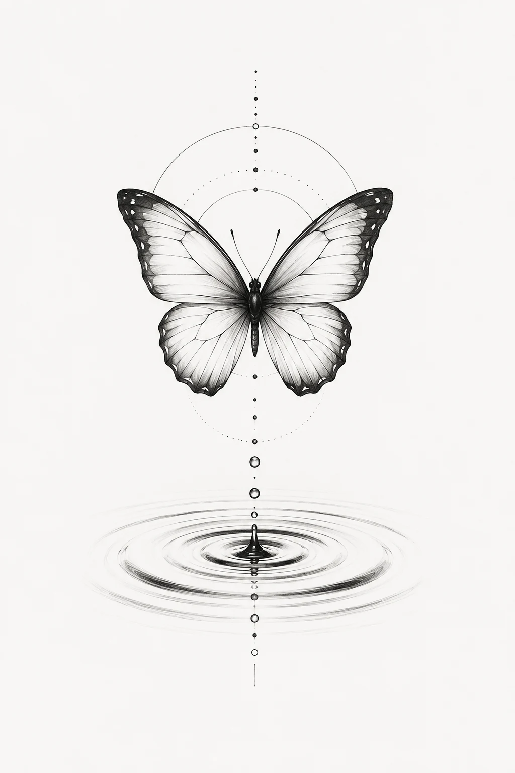 Butterfly With a Ripple Effect — butterfly effect tattoo style outfit