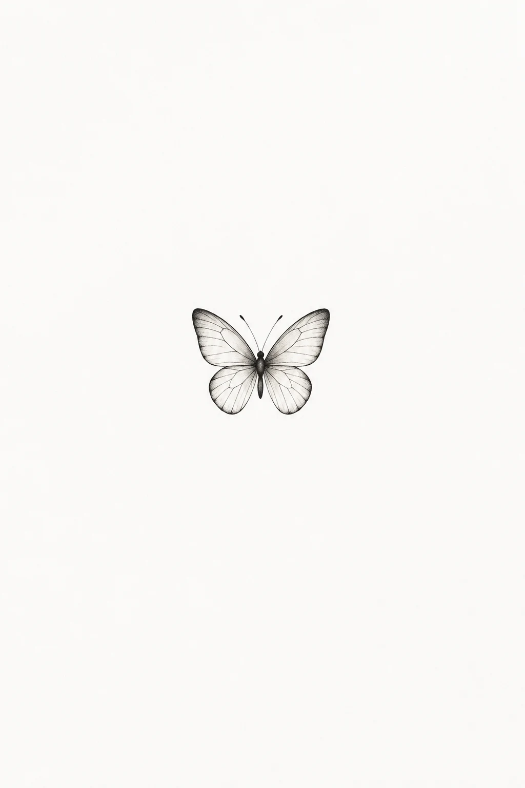 Tiny Minimalist Butterfly — butterfly effect tattoo style outfit