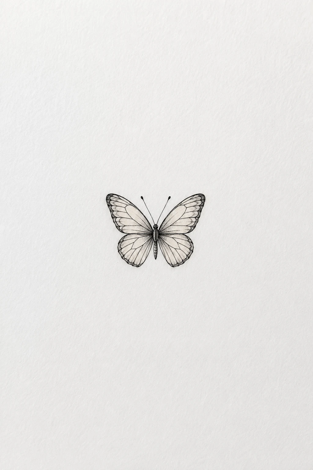 Tiny Fine-Line Butterfly — butterfly finger tattoo style outfit
