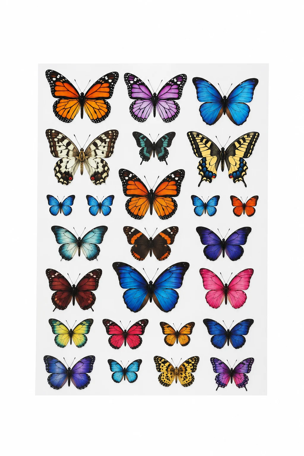 The Original Waterproof Temporary Tattoos Butterflies Collection