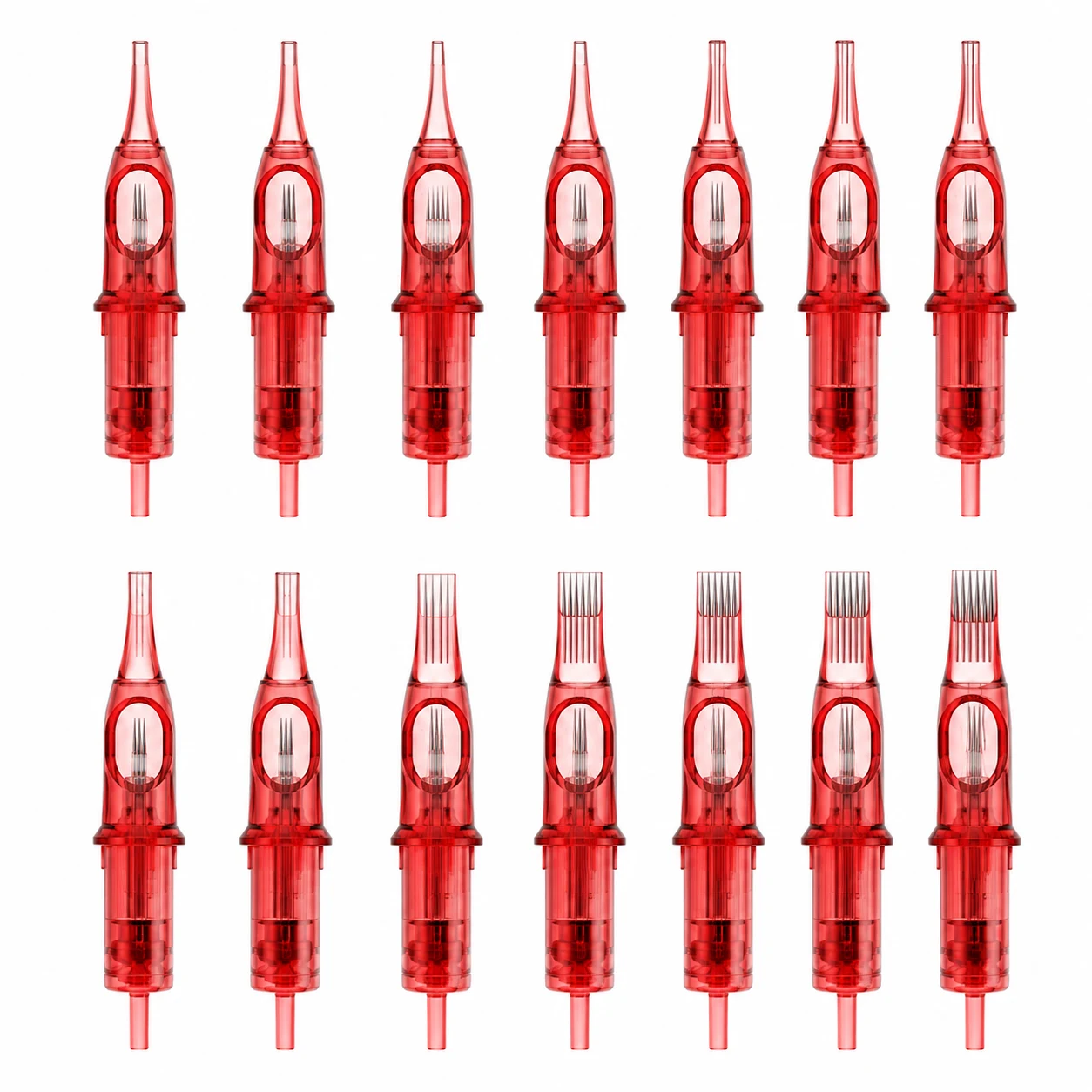 Inlumino Heart Ink Red Tattoo Practice Cartridge Set