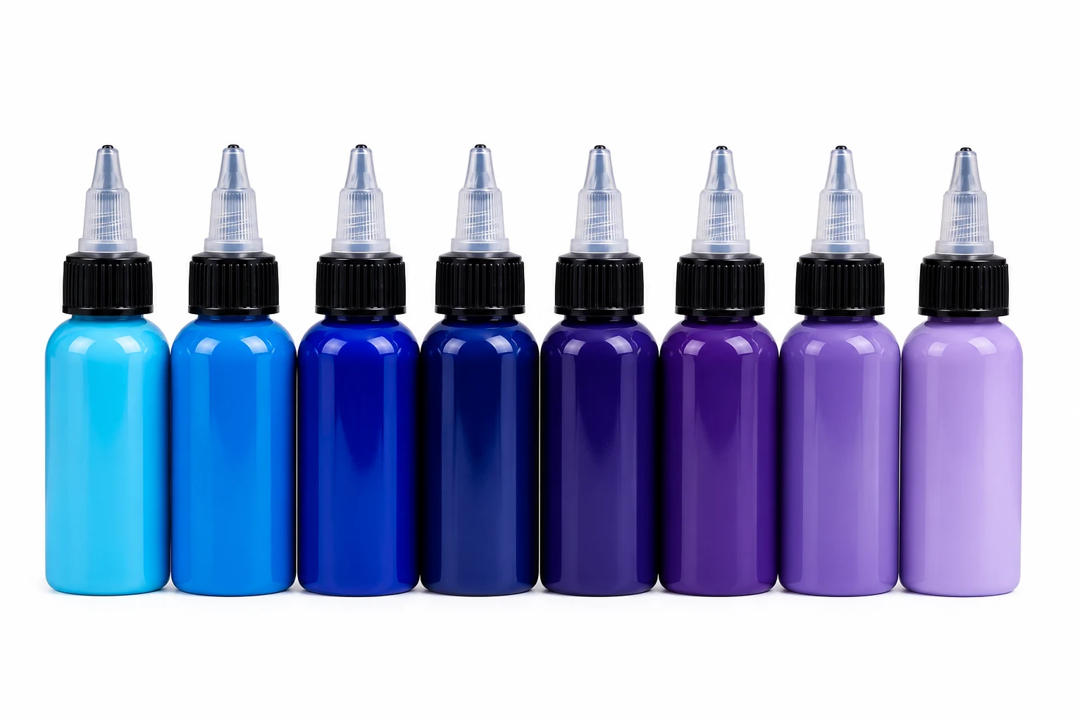 Professional Blue and Purple Tattoo Ink Set