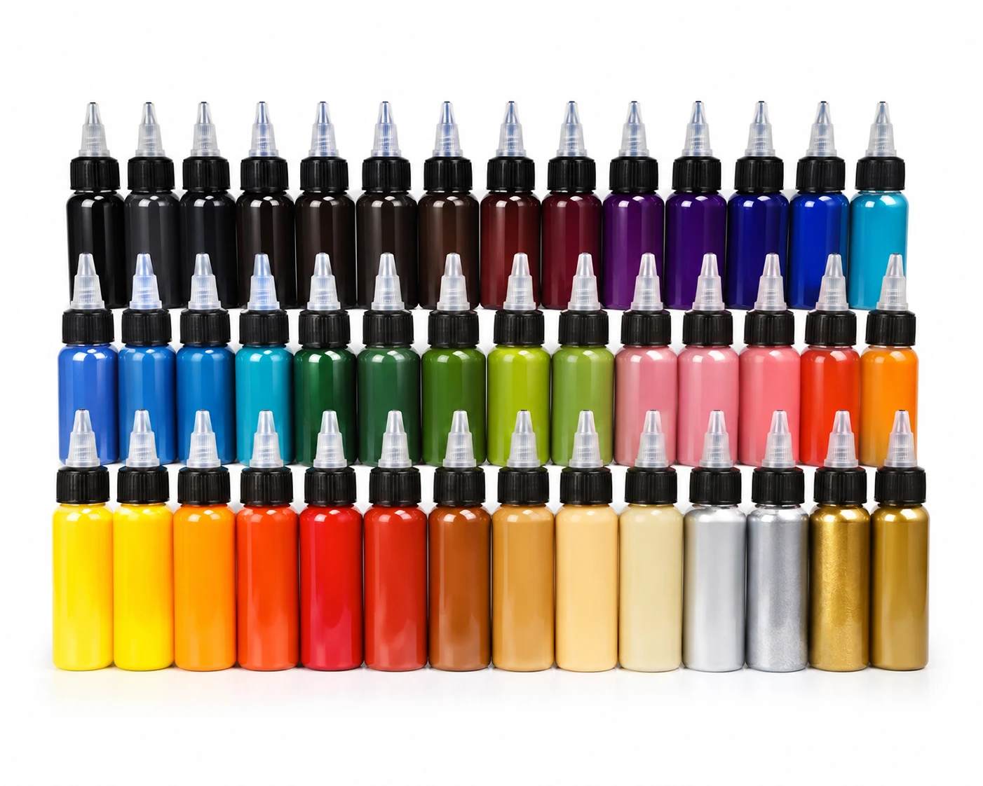 Intenze Color Tattoo Ink Sets 1 oz, 54 Color Set