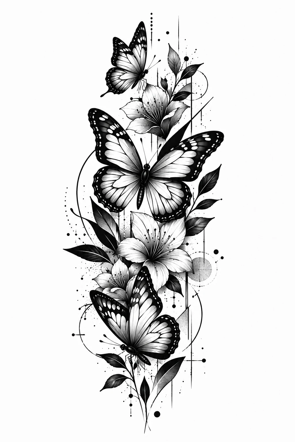 Bold Blackwork Butterfly — butterfly tattoo arm style outfit
